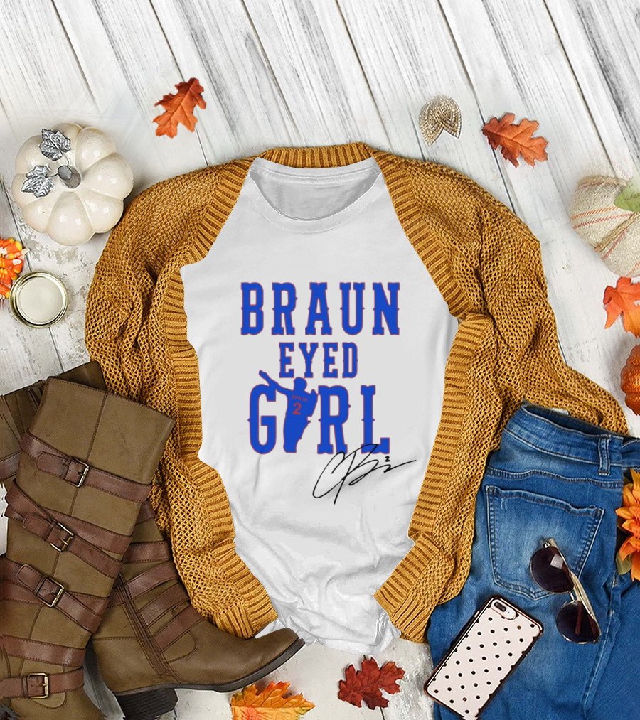 Braun Eyed Girl Christian Braun Signature Basketball T-Shirt