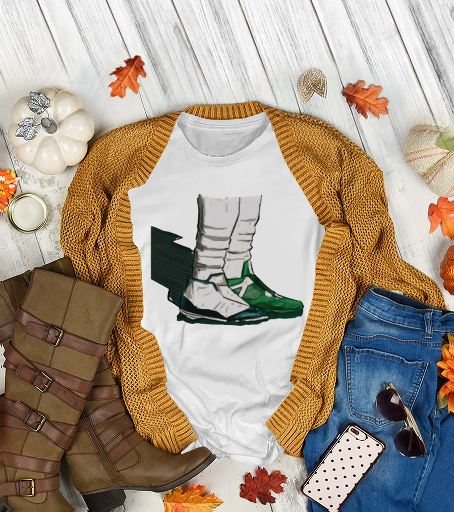 Jalen Hurts Two-Shoes Philadelphia Eagles NFL T-Shirt