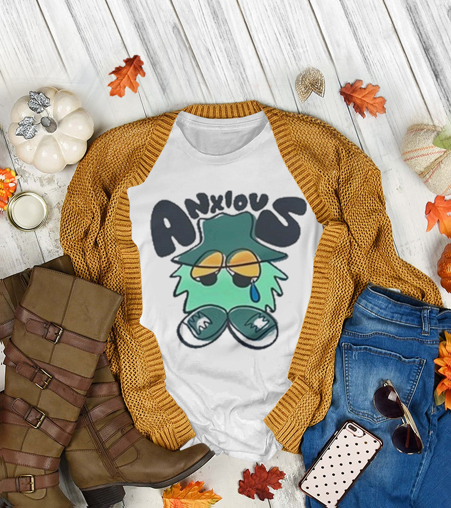 Anxious Cartoon Character with Hat and Sneakers 2024 Last Dance T-Shirt