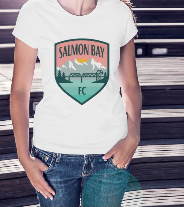 Ballard FC Salmon Bay FC Salmon Bay Mountain Bridge Vintage T-Shirt