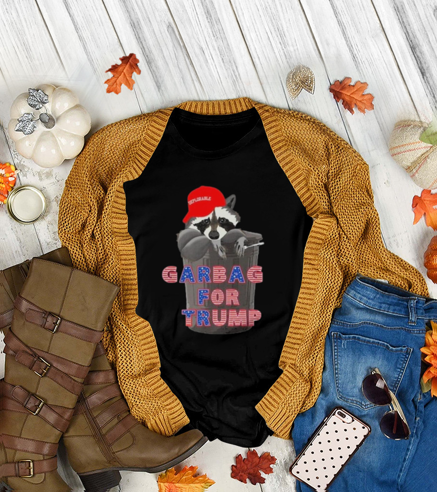 Garbage for Trump Deplorable MAGA Raccoon T-Shirt
