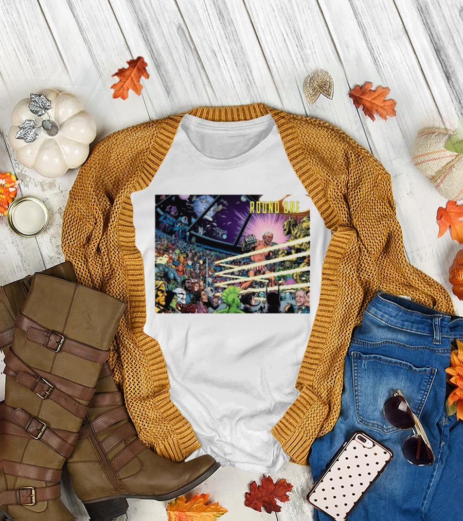 Round One Boxing Scene from DieDieDie Comic Spread T-Shirt