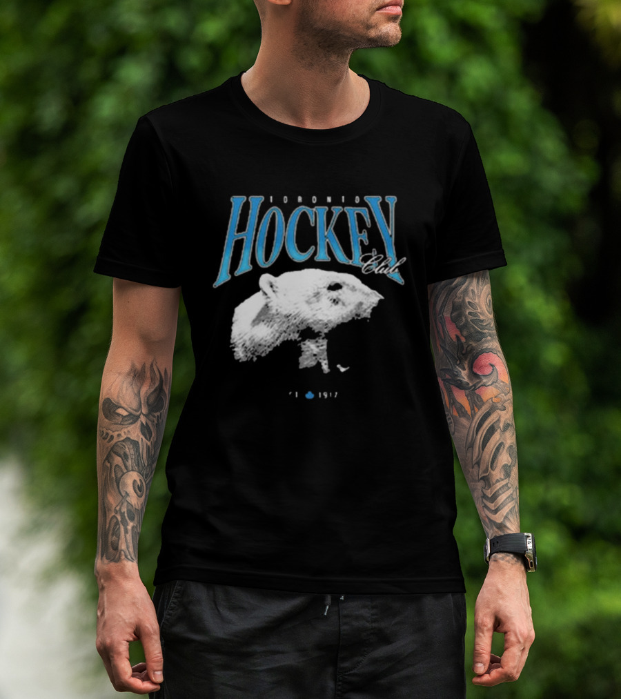 Toronto Hockey Club Est 1917 Flowbuds Vintage Ice Bear T-Shirt