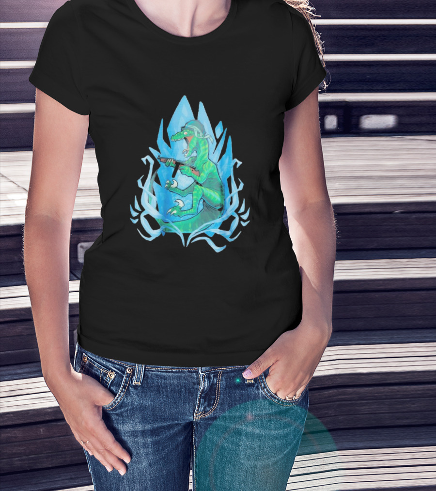 RubixRaptor Saberspark With Raptor And Maritime Horrors T-Shirt