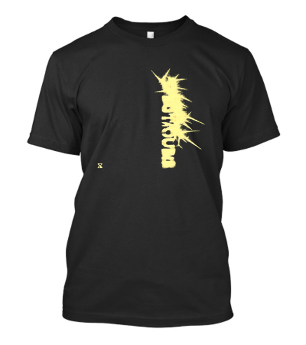 Big Trouble Mondo Poster Tribute With Yellow Explosion And Hourglass T-Shirt