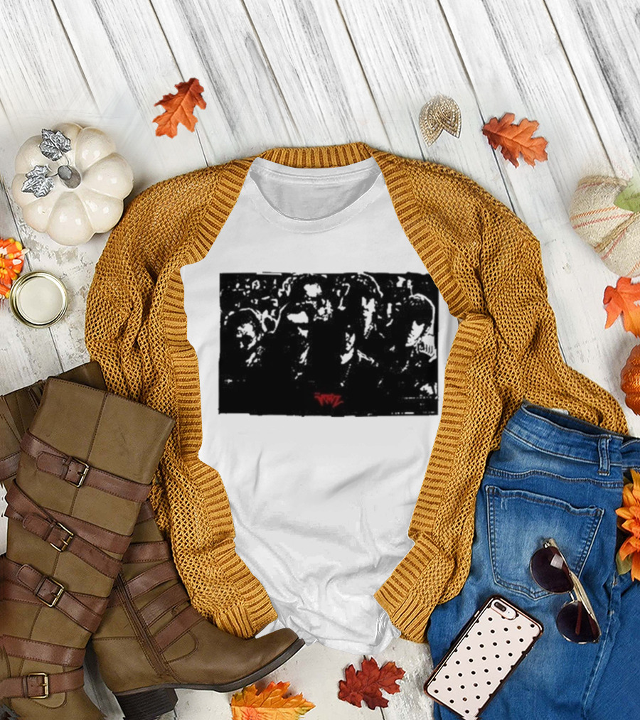 The Voidz Group Photo Black and Red Album Cover Aesthetic T-Shirt