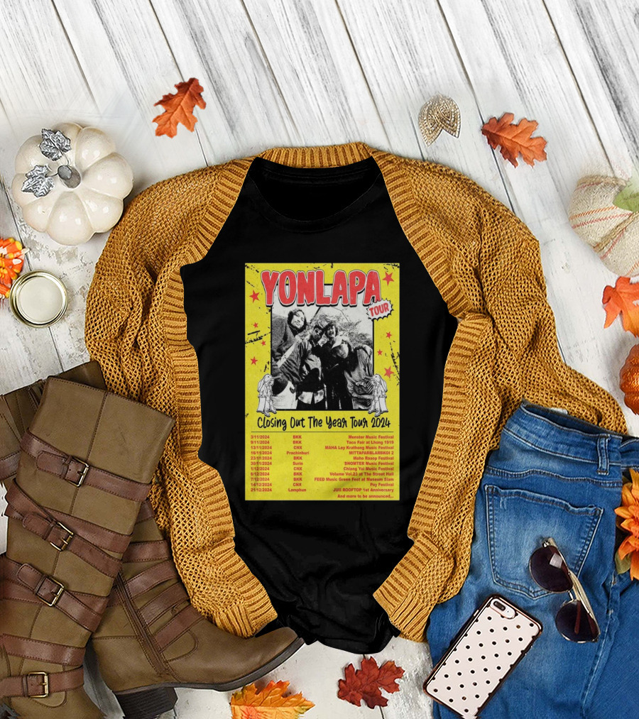 Yonlapa Tour Closing Out The Year Monster Music Festival 2024 Schedule T-Shirt