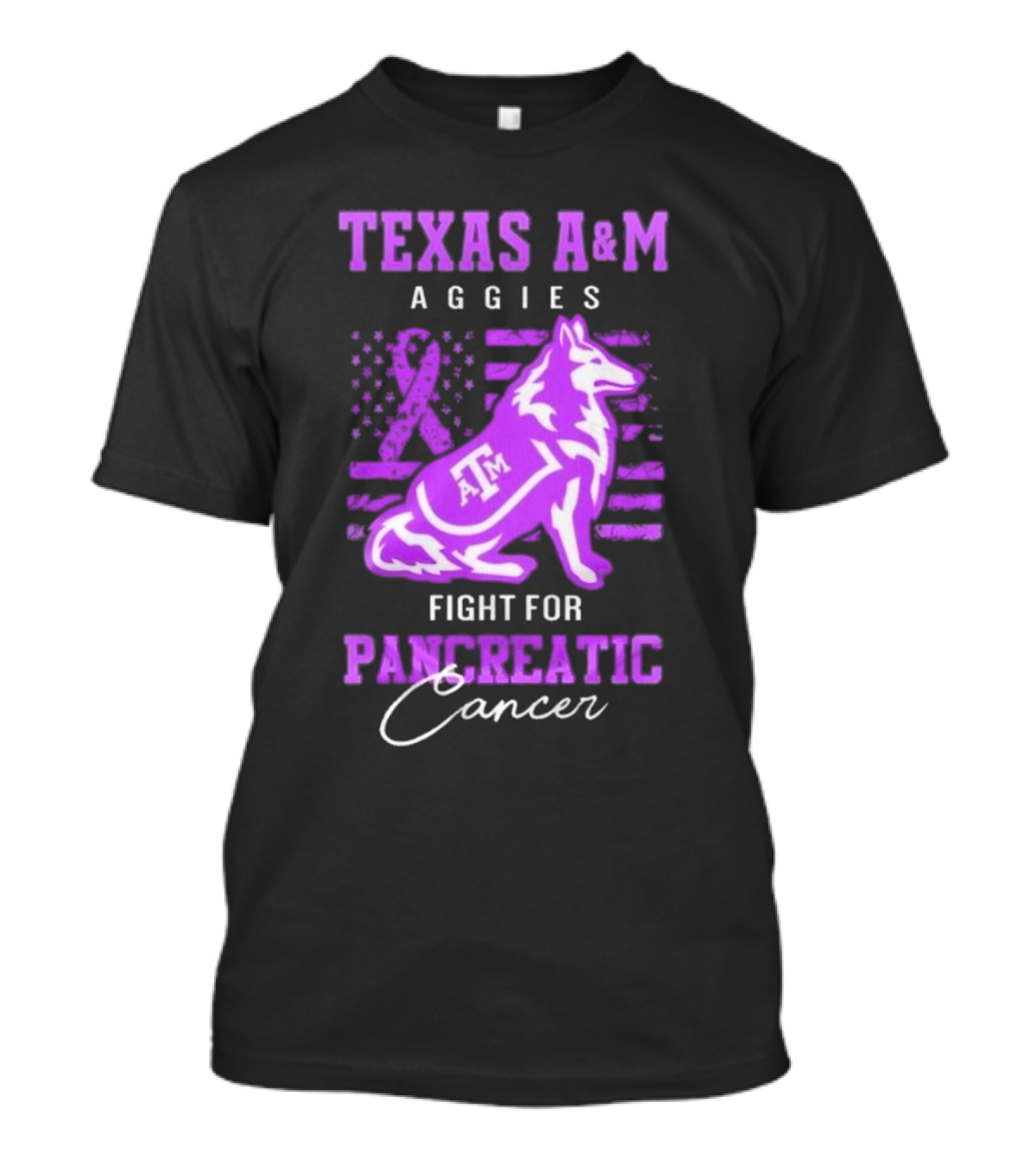 Texas A&M Aggies Fight For Pancreatic Cancer T-Shirt