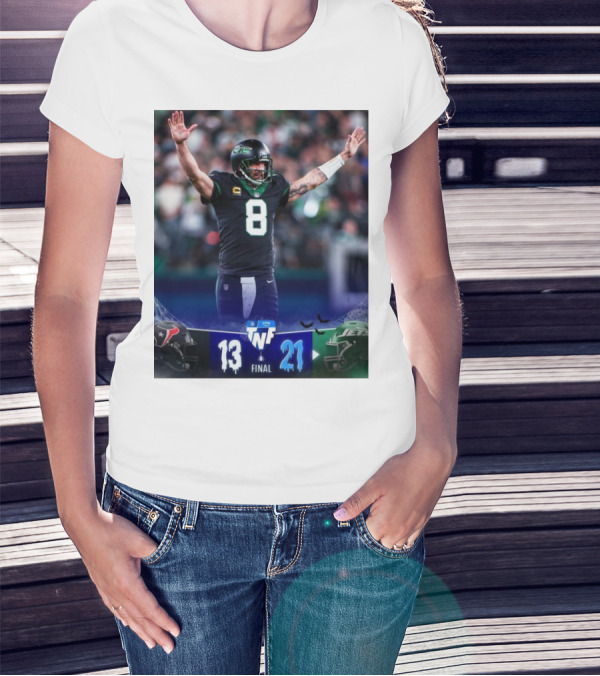 Aaron Rodgers Leads NY Jets To Victory Over Houston Texans 21-13 TNF Final With 3 TDs In 2nd Half T-Shirt