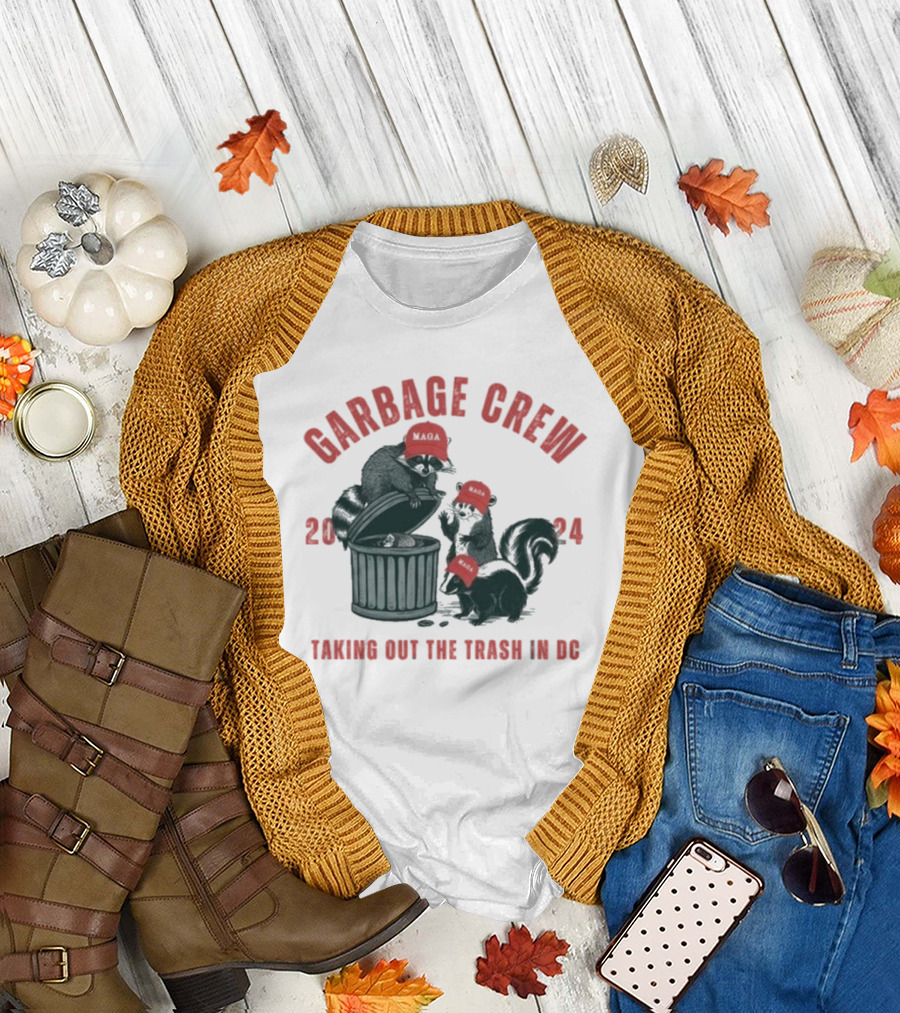 Garbage Crew 2024 Taking Out The Trash In DC MAGA Republican Trump T-Shirt