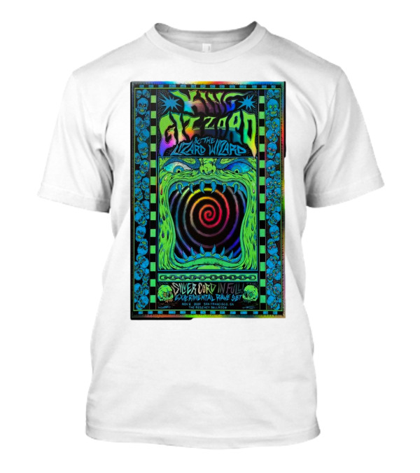 King Gizzard And The Lizard Wizard Silver Cord In Full Experimental Rage Set Nov 6 2024 The Regency Ballroom San Francisco CA T-Shirt