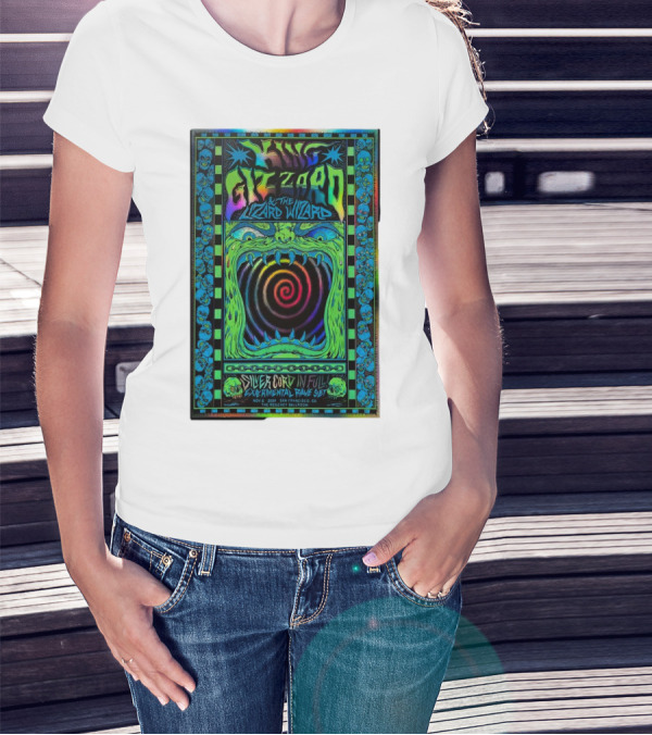 King Gizzard And The Lizard Wizard Silver Cord In Full Experimental Rage Set Nov 6 2024 The Regency Ballroom San Francisco CA T-Shirt