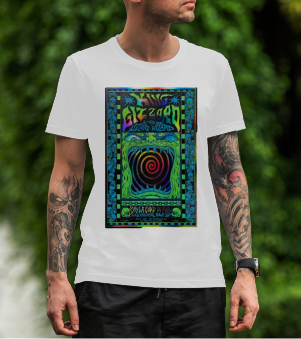 King Gizzard And The Lizard Wizard Silver Cord In Full Experimental Rage Set Nov 6 2024 The Regency Ballroom San Francisco CA T-Shirt