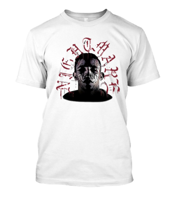 New Carlos Prates Nightmare Dark Face Tattoo Typography T-Shirt
