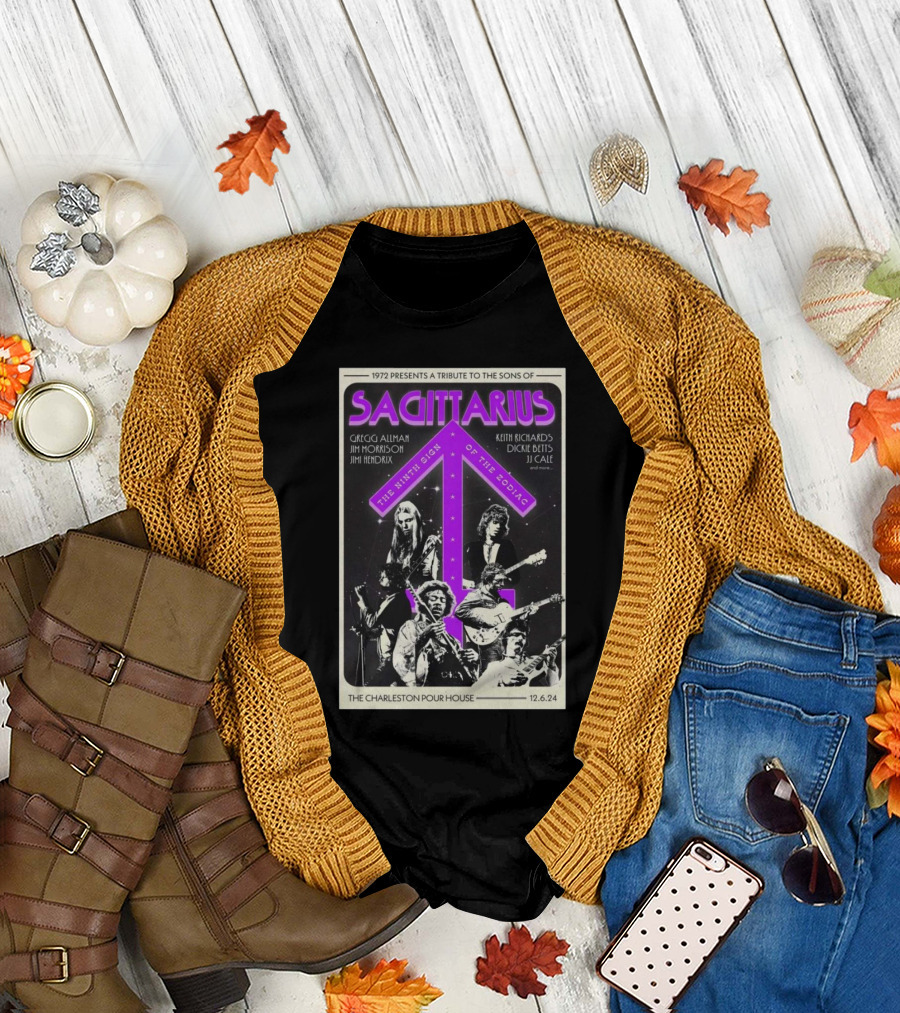 Sagittarius Tribute to the Sons of the Ninth Sign at Charleston Pour House 12.6.24 T-Shirt