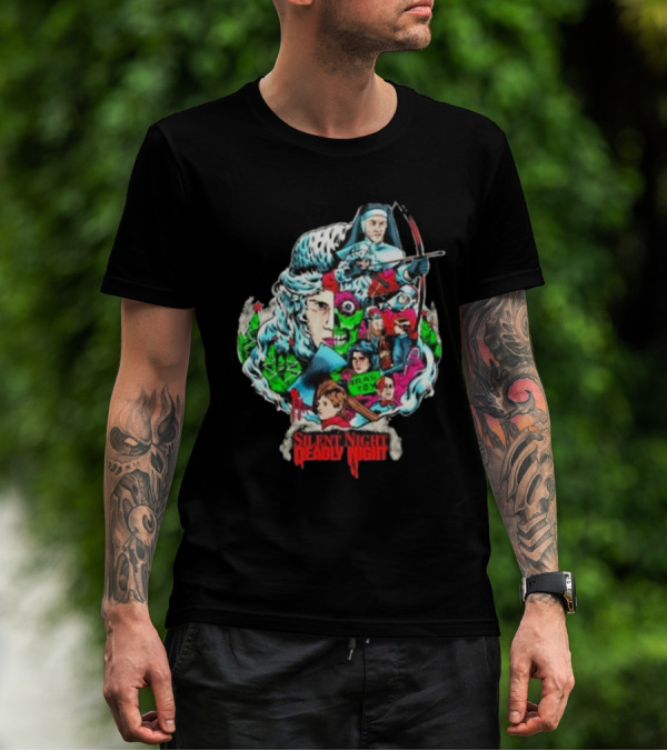 Terrorthreads Silent Night Deadly Night Unwrapping The Horror T-Shirt