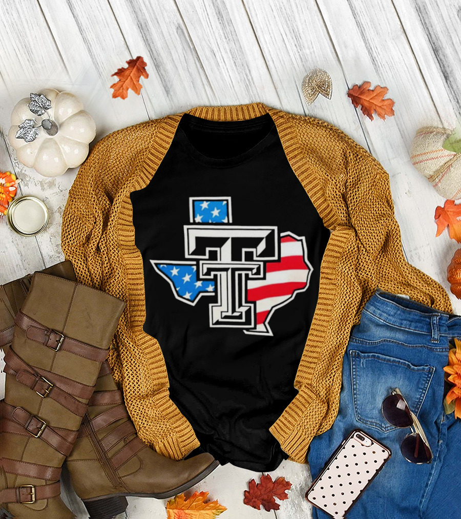 Texas Tech Red Raiders Texas America Celebrate Donation T-Shirt