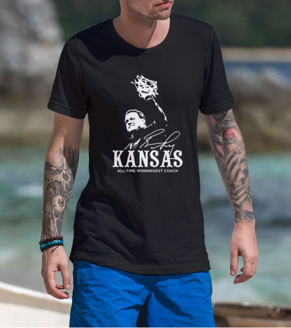Bill Self Kansas All-Time Winningest Coach Signature T-Shirt
