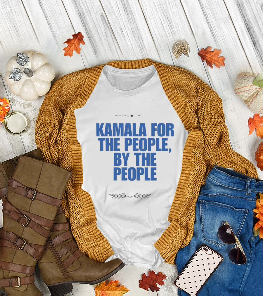 Kamala For The People By The People Laurel Crown T-Shirt