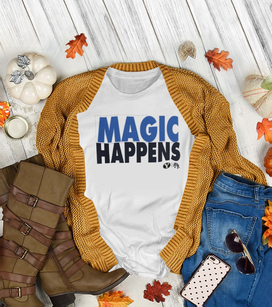 MAGIC HAPPENS BYU Cougars T-Shirt