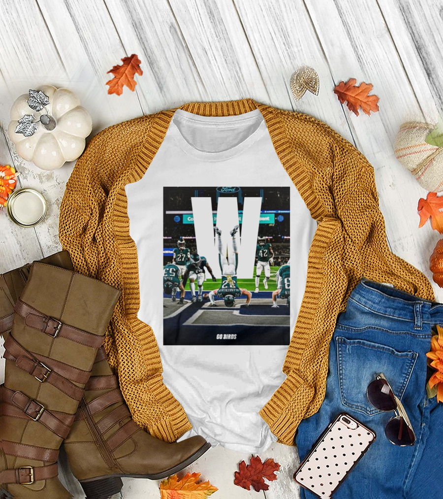Philadelphia Eagles Giddy Up Headstand Celly W Go Birds T-Shirt