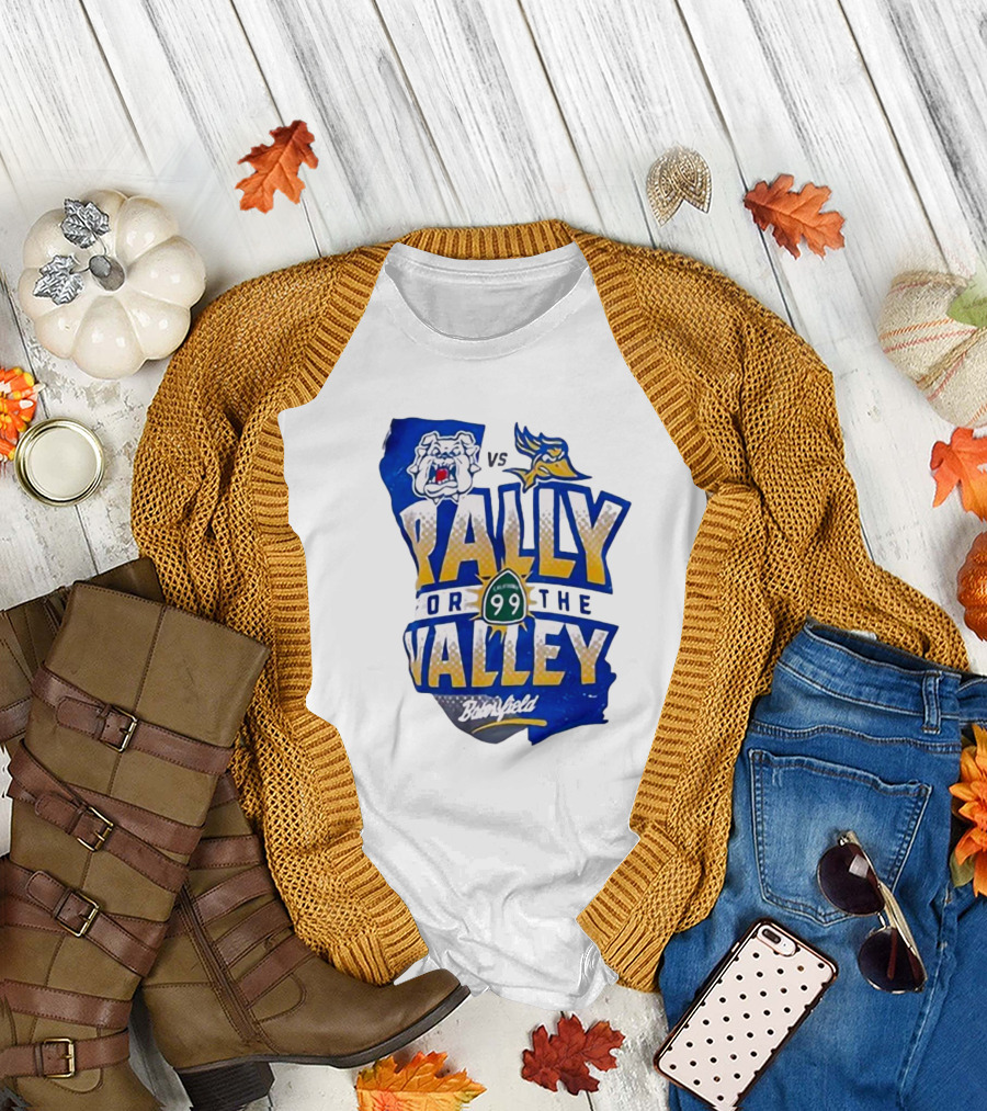 Georgia Bulldogs Vs Los Angeles Chargers Highway 99 Rally For The Valley Bakersfield T-Shirt