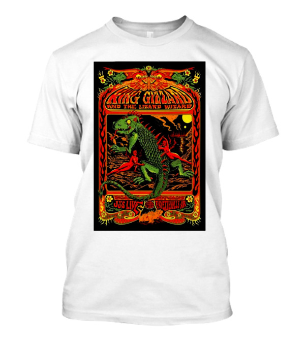King Gizzard And The Lizard Wizard November 13 2024 JJ’s Live Fayetteville AR Psychedelic Concert T-Shirt