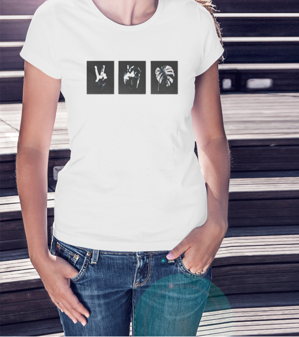 Season 8 Peace Sign Heart Metal Leaf T-Shirt