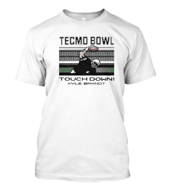 Tecmo Bowl Touchdown Kyle Brandt NFL T-Shirt