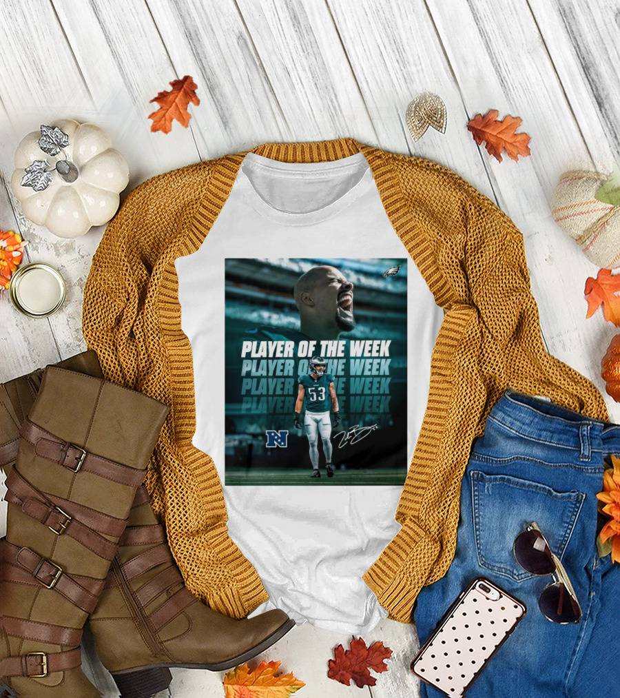 Player Of The Week Philadelphia Eagles NFC Signature T-Shirt