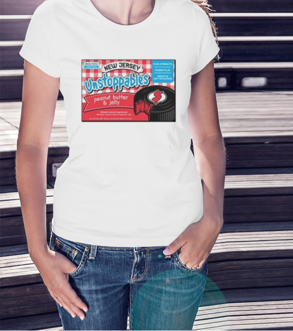 New Jersey Unstoppables Peanut Butter And Jelly Even Strength Power Play T-Shirt