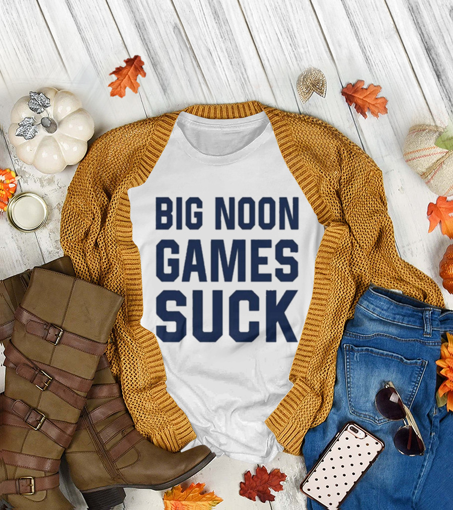 Jeremy Birmingham Big Noon Games Suck Football Commentary T-Shirt