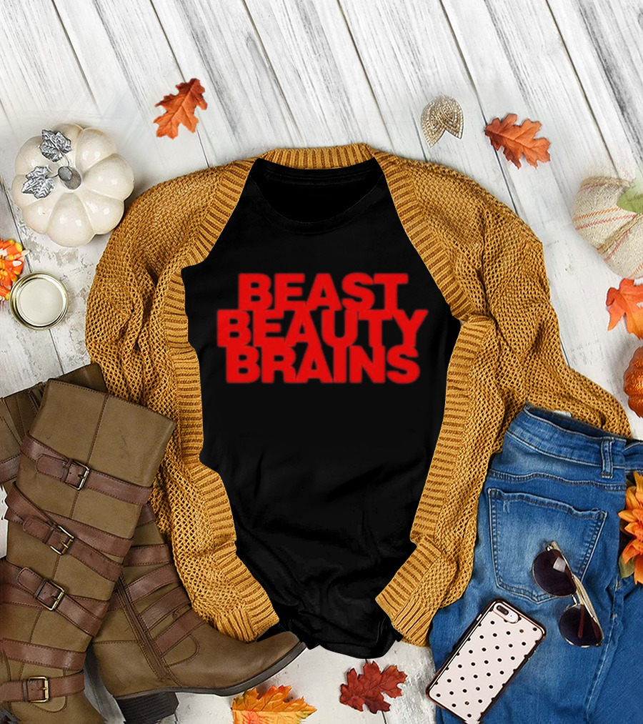Ilona Maher Beast Beauty Brains Iconic Red T-Shirt