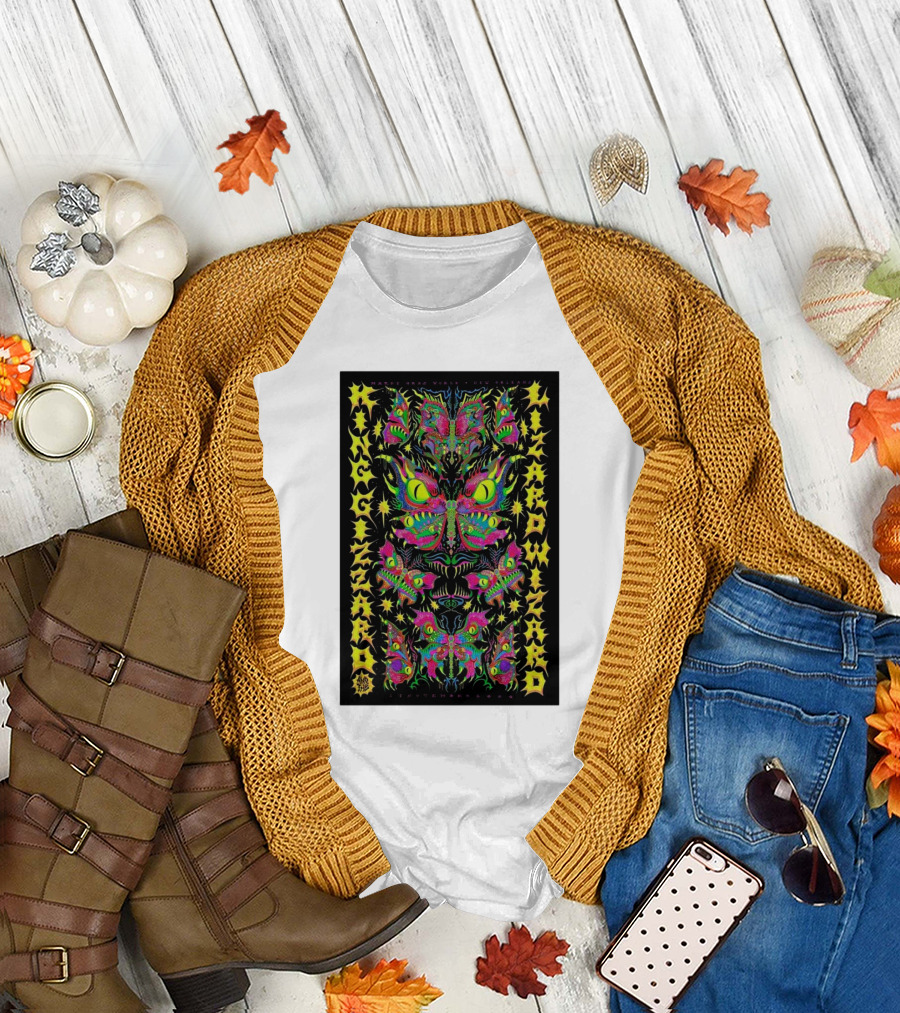 King Gizzard and the Lizard Wizard New Orleans November 17 2024 Event Poster Psychedelic T-Shirt