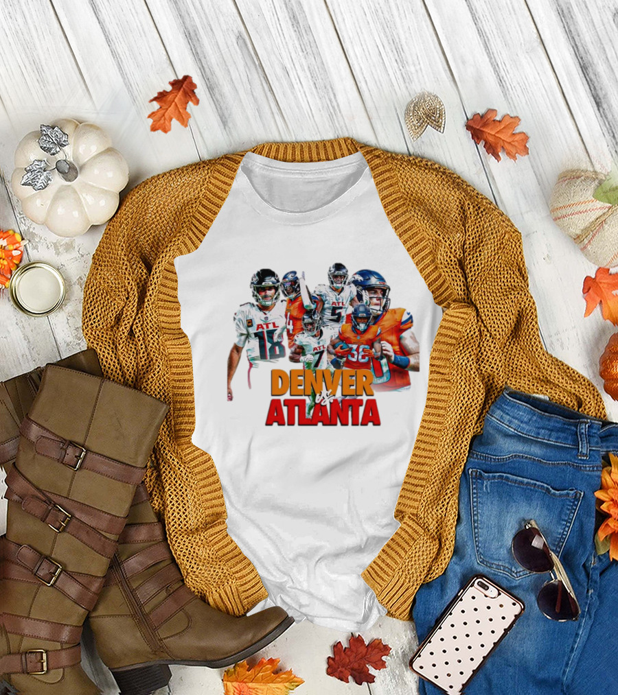 Denver vs Atlanta NFL Broncos vs Falcons Players Sunday 11 17 T-Shirt