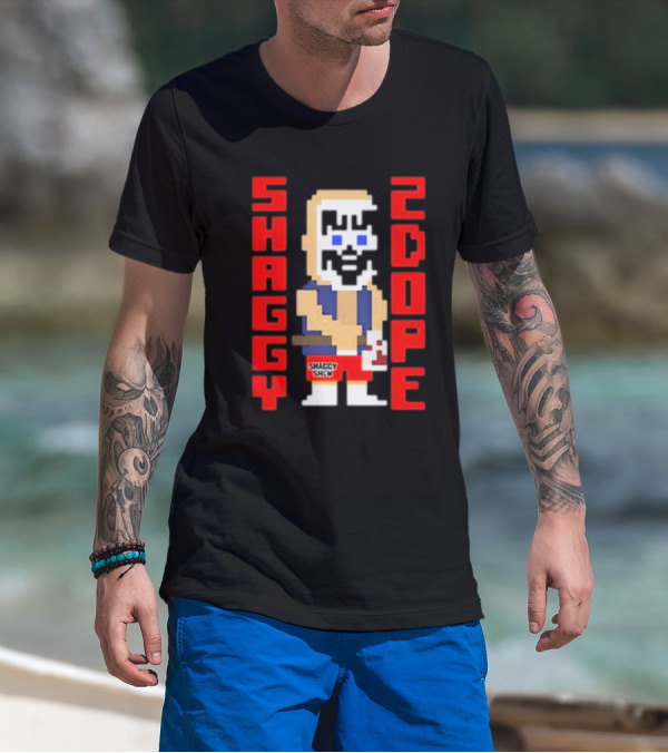 Shaggy 2 Dope Retro Pixel Art From The Shaggy Show Video-game T-Shirt