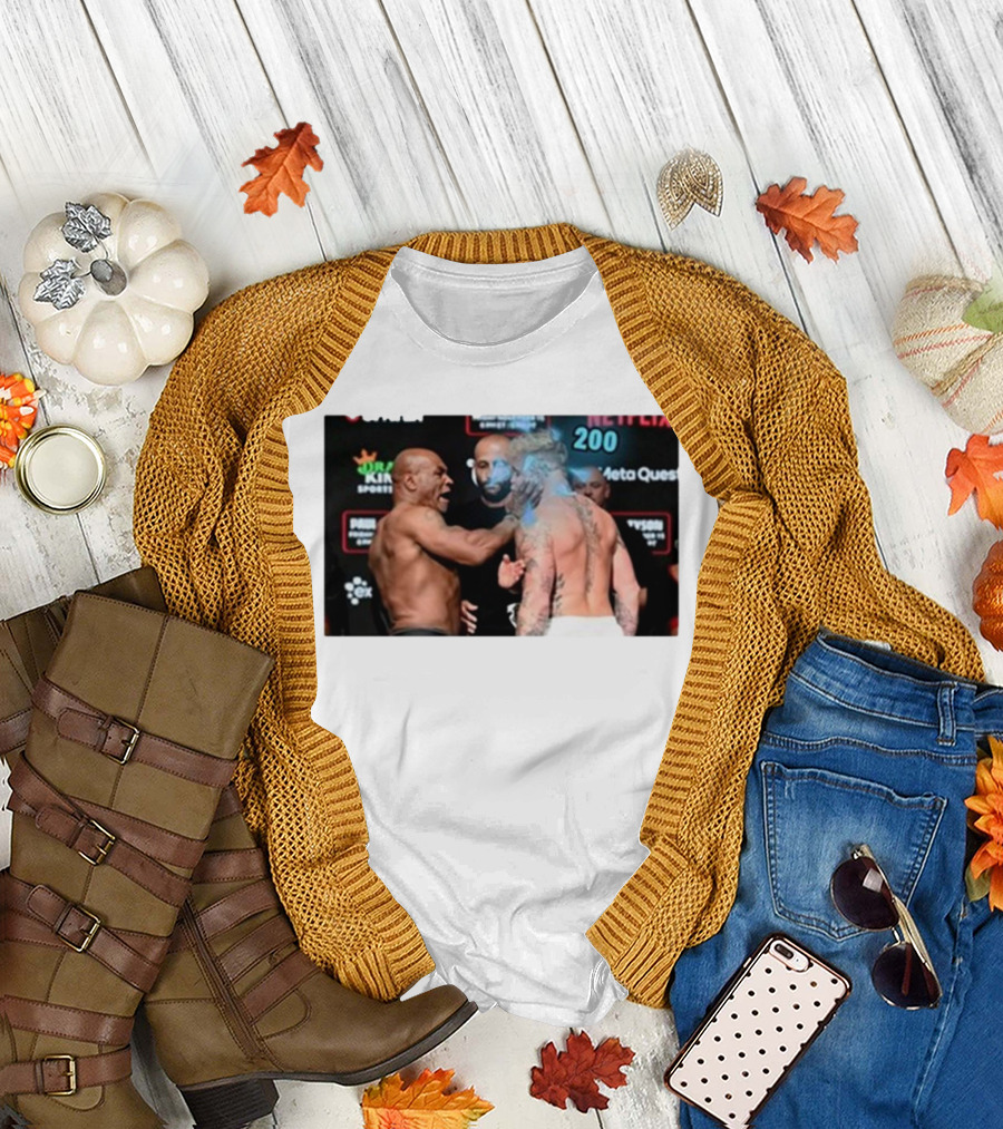 Bruhtees Mike Tyson Press 200 Meta Sports Netflix T-Shirt