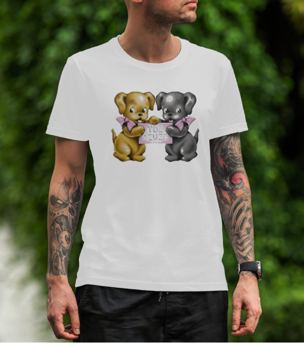 Tde Forever The Driver Era Cute Puppy Duo With Bows T-Shirt