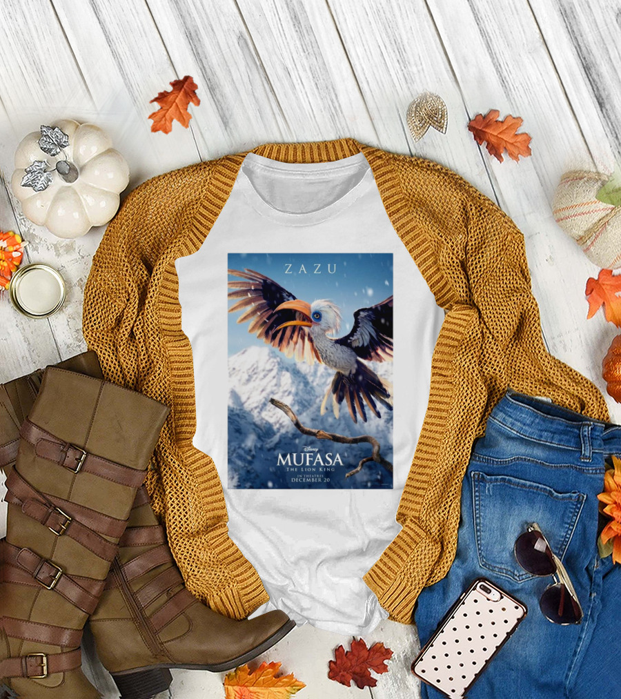 Zazu Mufasa The Lion King Disney In Theatres December 20 T-Shirt