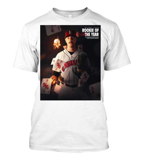 Paul Skenes 2024 National League Rookie Of The Year First Forever Indian To Win ROY Playing Cards T-Shirt