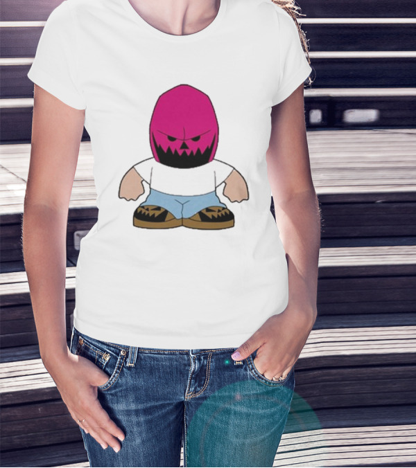Abbitt 730 Dude Babbitt Revived Pink Mask Character T-Shirt