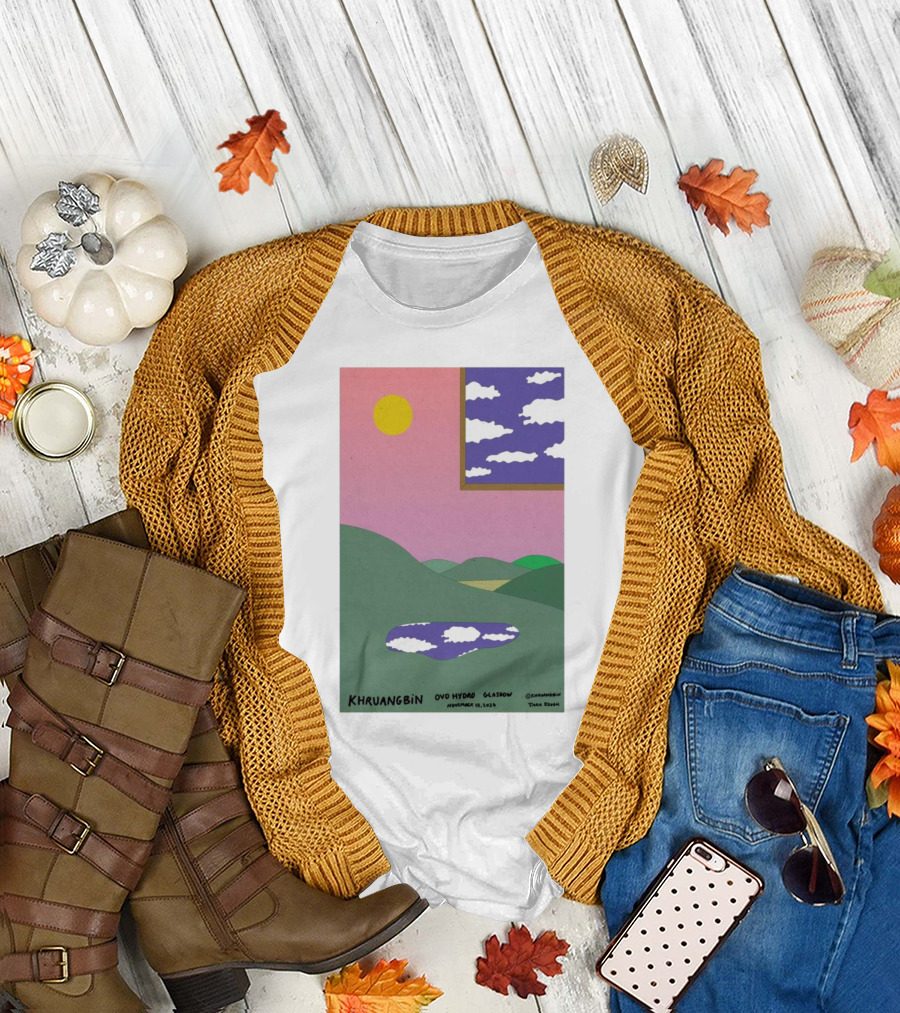Khruangbin OVO Hydro Glasgow November 15 2024 Tara Kuang T-Shirt