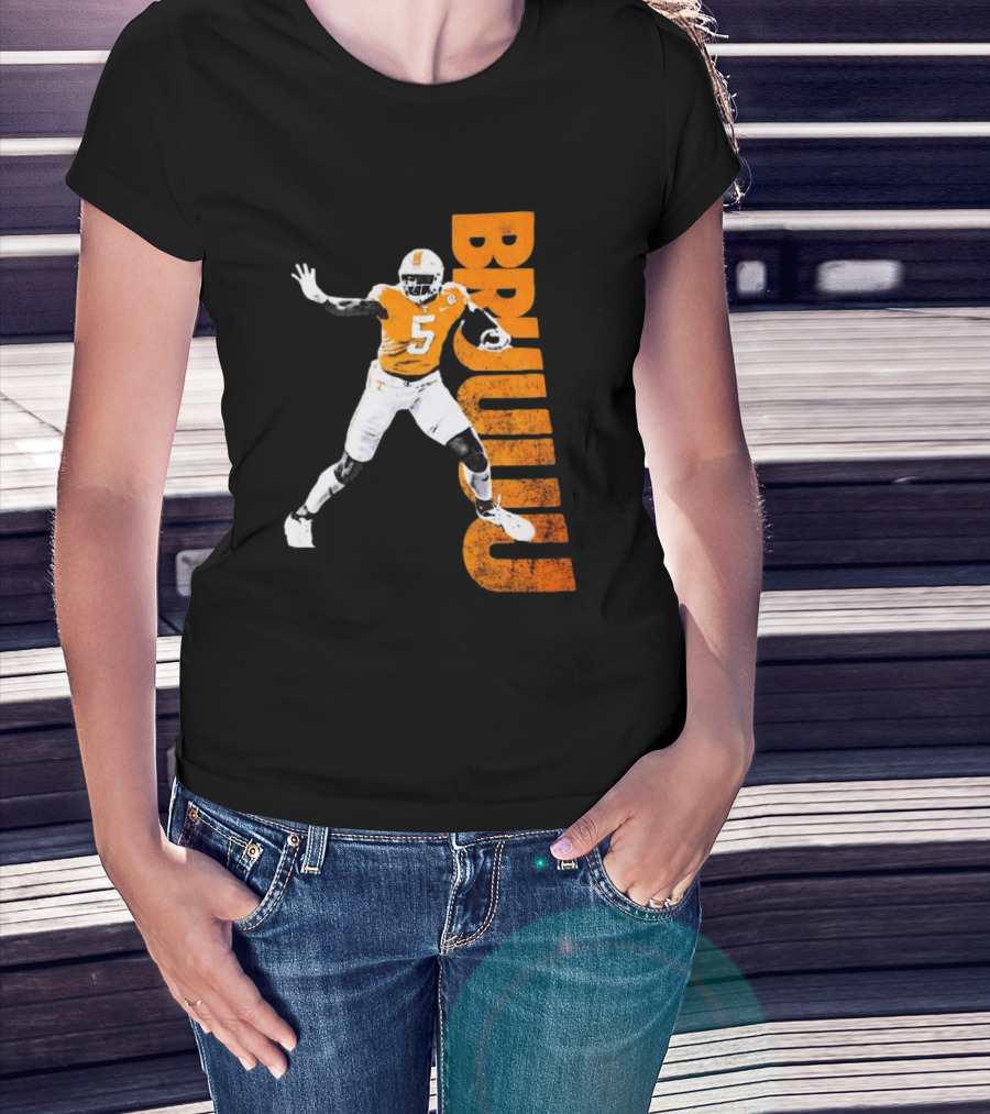 Bruuuu Tennessee Vols 5 Bru Mccoy NCAA Football Iconic T-Shirt