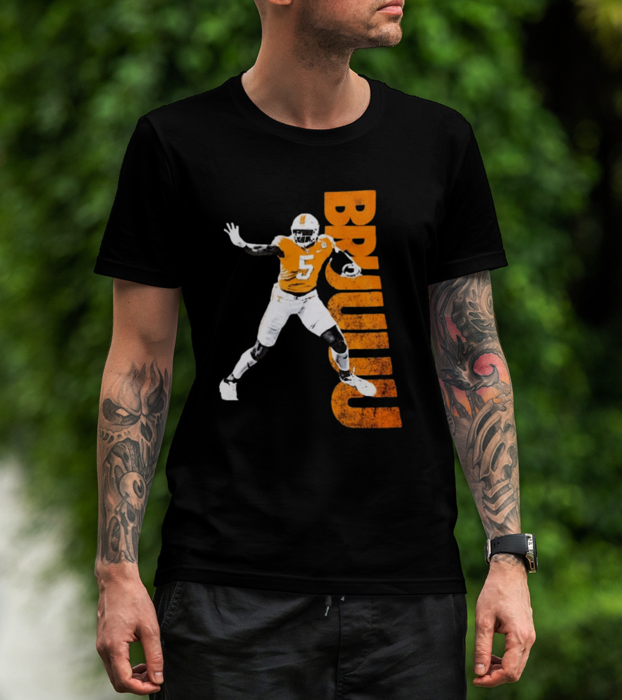 Bruuuu Tennessee Vols 5 Bru Mccoy NCAA Football Iconic T-Shirt