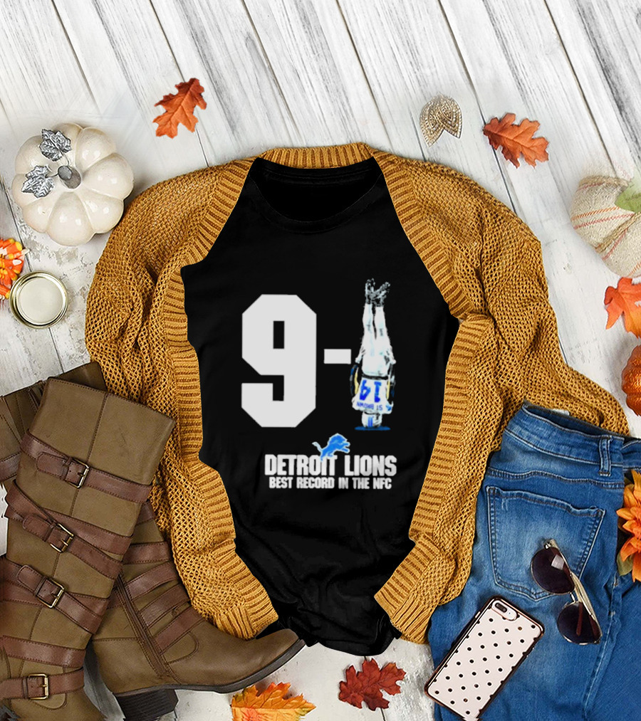 Onepride 9 1 Detroit Lions Best Record In The NFC T-Shirt