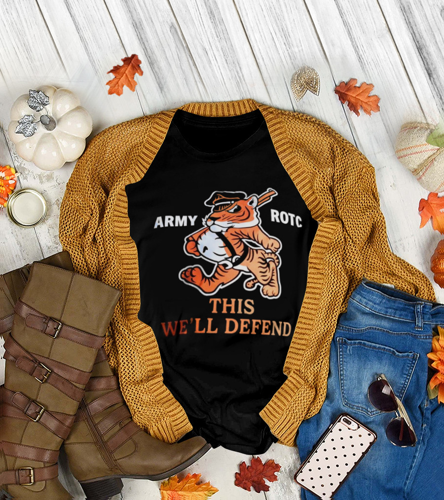 Clemson Tigers Army ROTC Mascot This We’ll Defend T-Shirt