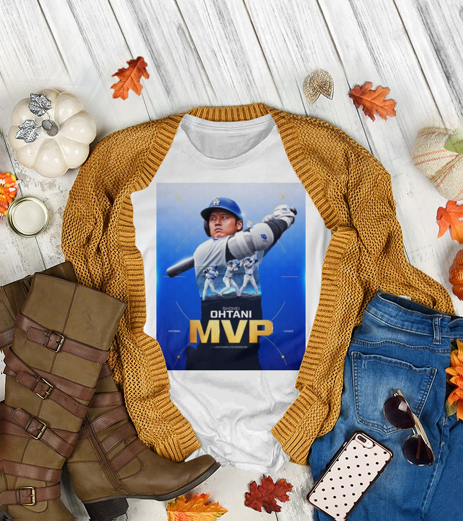 Shohei Ohtani MVP Los Angeles Dodgers National League T-Shirt