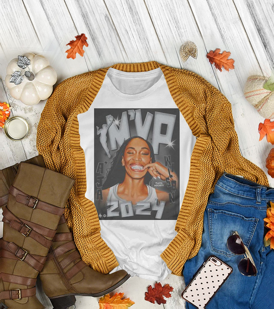 A'ja Wilson MVP Playa Society T-Shirt