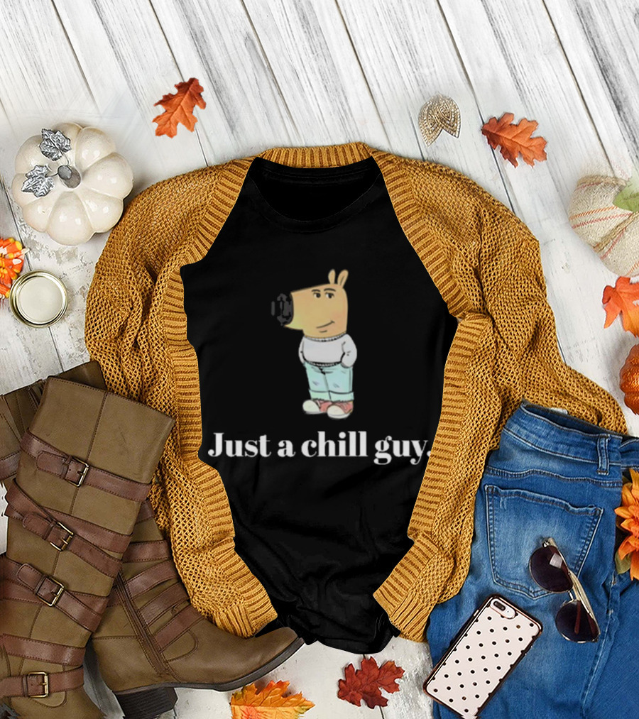 Just A Chill Guy Krone Relaxed Character T-Shirt