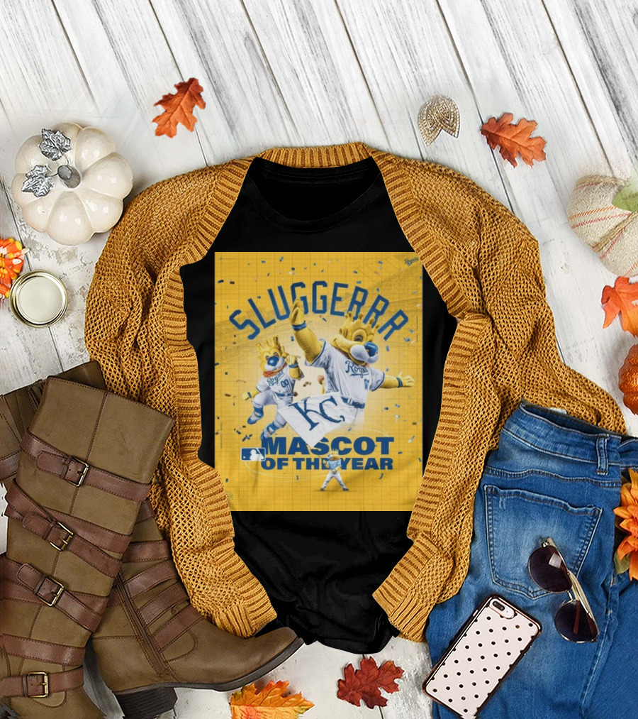 Kansas City Royals Sluggerrr Mascot of the Year 2024 MLB T-Shirt